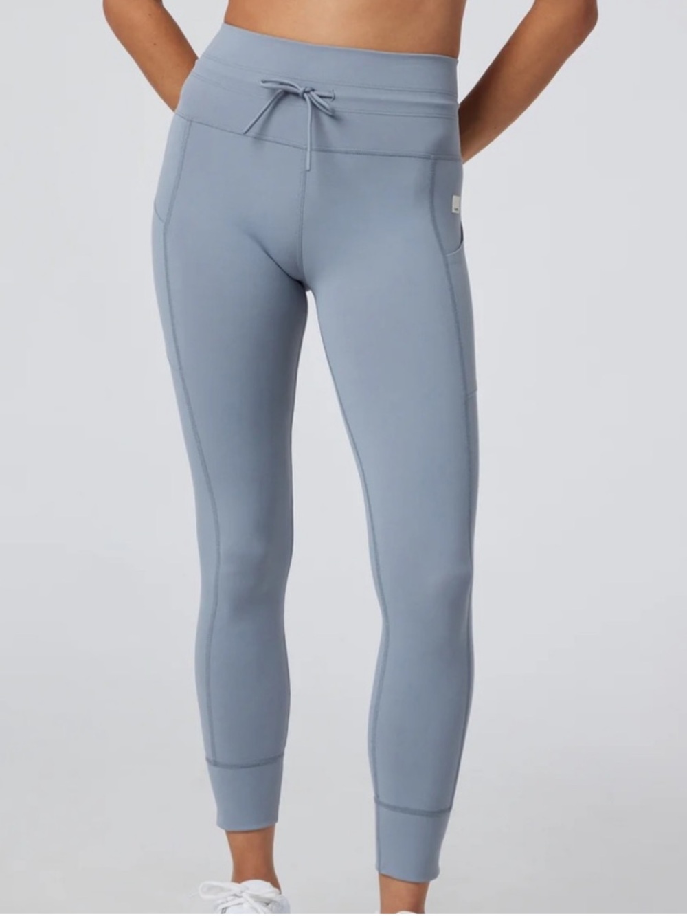 Vuori daily pocket Leggings in Mallorca blue/gray size small